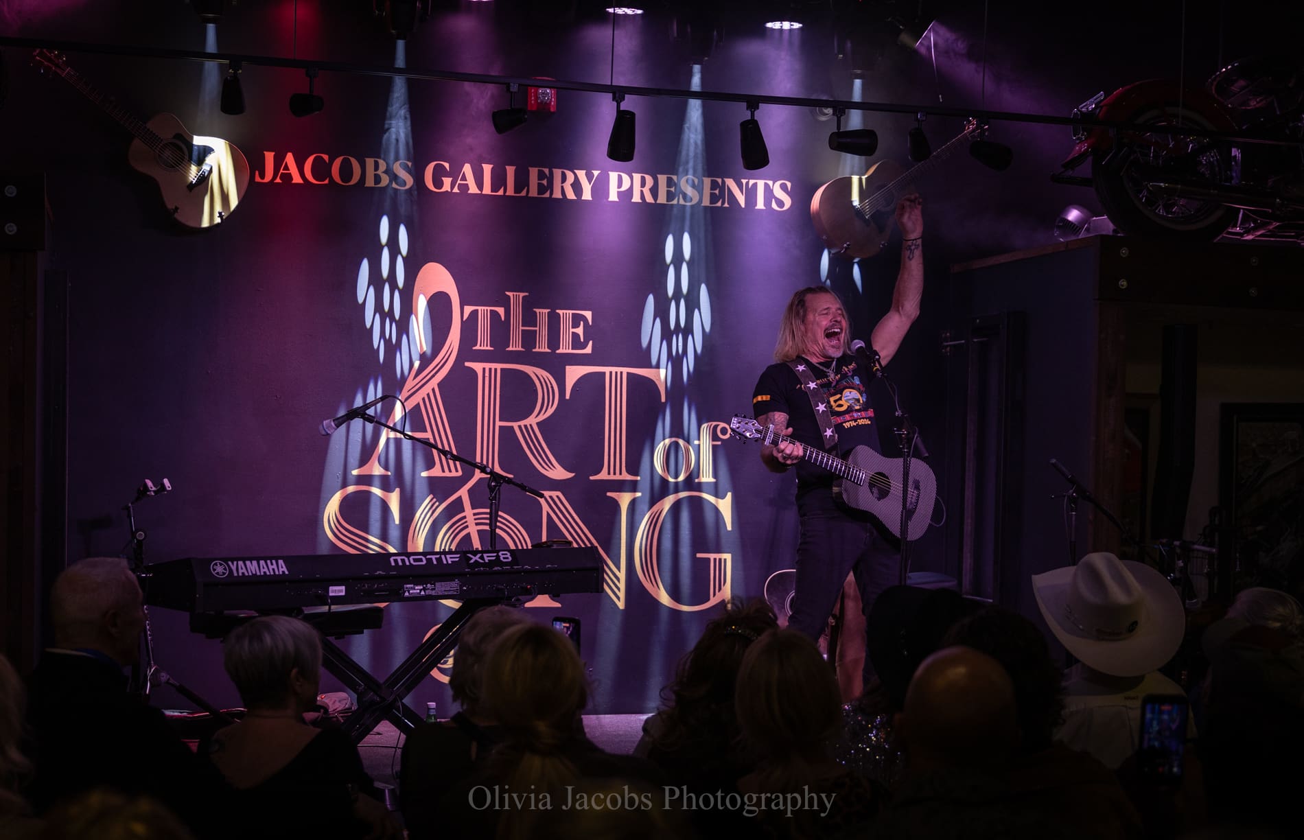 Jeffrey Steele playing at the art of song in deadwood, sd. photo by Olivia jacobs