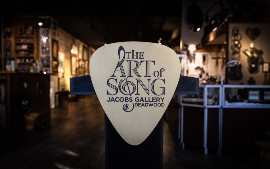 the art of song podium inside jacobs gallery